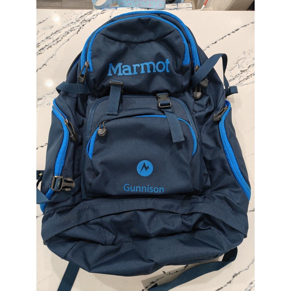 MARMOT Gunnison Backpack Black Hiking Camping Travel School Laptop Outdoor
